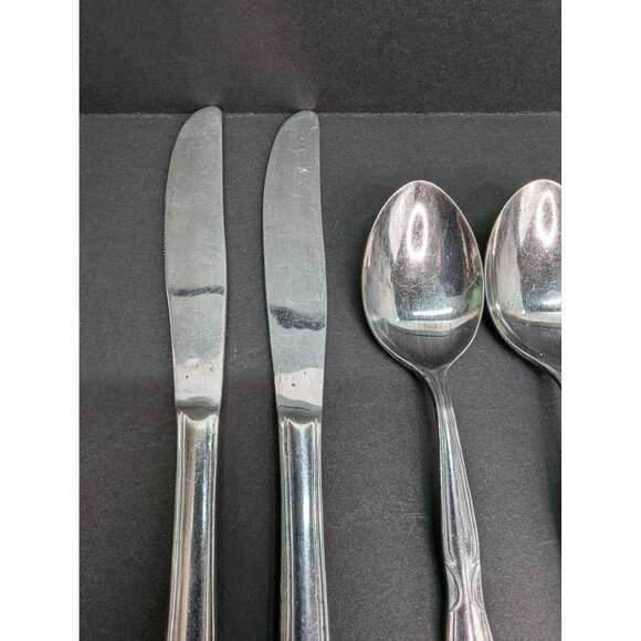 Vintage Silhouette Stainless Flatware Lot of 6 Pieces Read Description - Picture 3 of 9